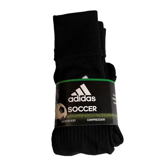 adidas Other - adidas Soccer Aeroready Socks Men’s XS Black Compression Sports Running